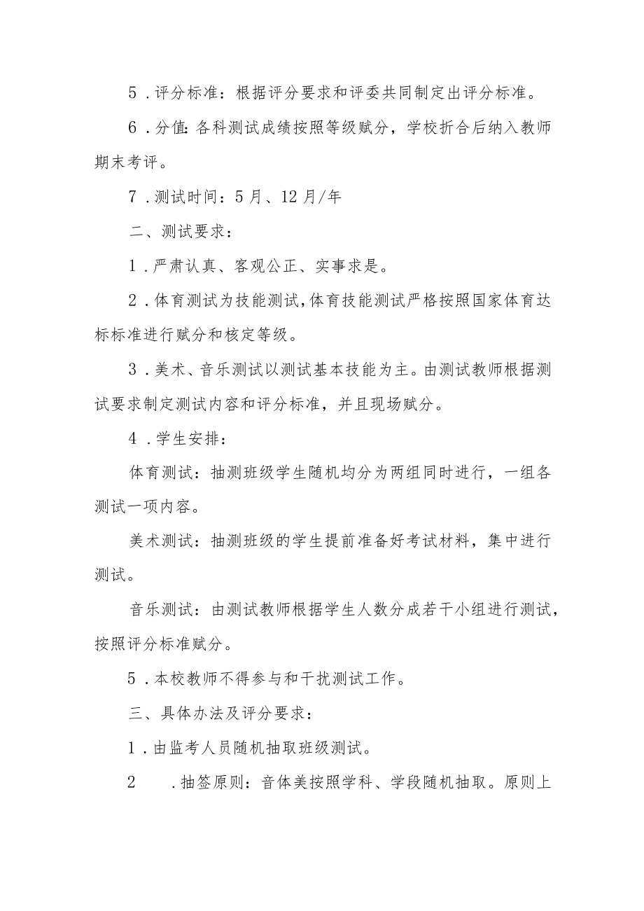 学校体育美育评价方案及调研报告.docx_第2页