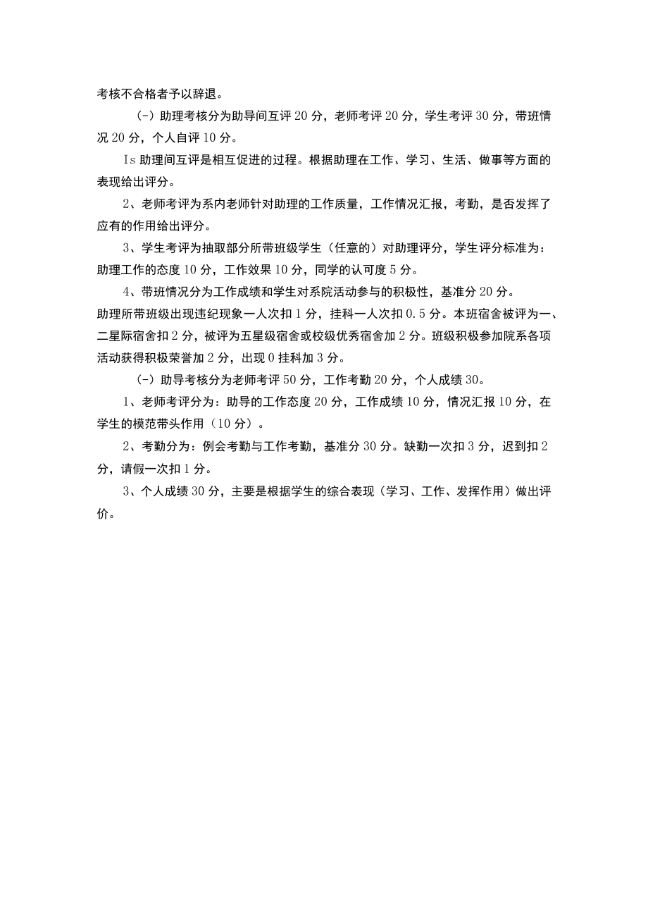 学院系系辅导员助理、办公室助导的常规工作管理制度.docx_第3页