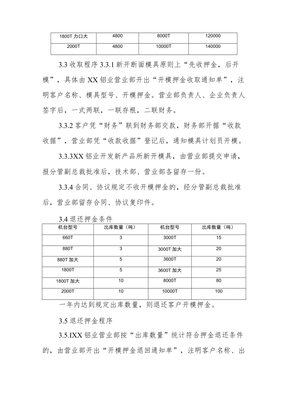 集团公司新开断面模具押金收取管理规定.docx_第2页