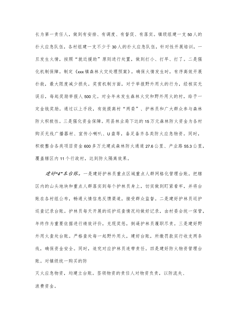 xxx镇森林防灭火工作情况报告.docx_第2页