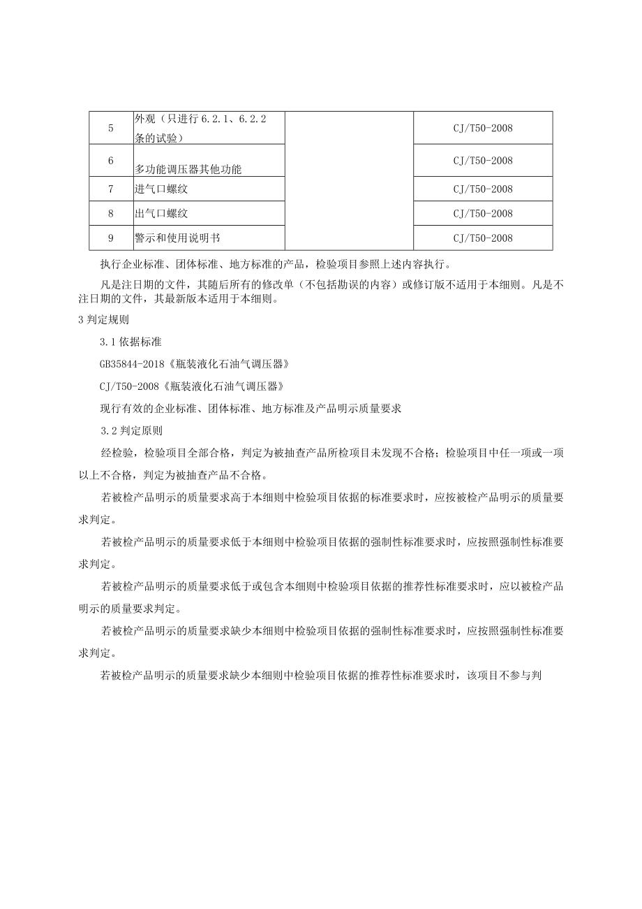 重庆市瓶装液化石油气调压器产品质量监督抽查实施细则2022年招标产品.docx_第2页