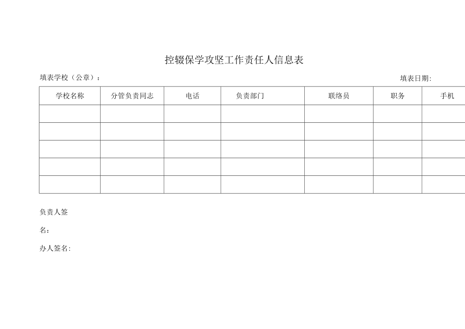 控辍保学攻坚工作责任人信息表.docx_第1页