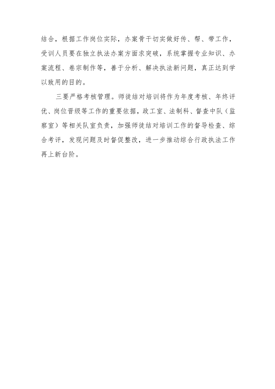 师徒结对培训执法办案能手工作方案.docx_第3页