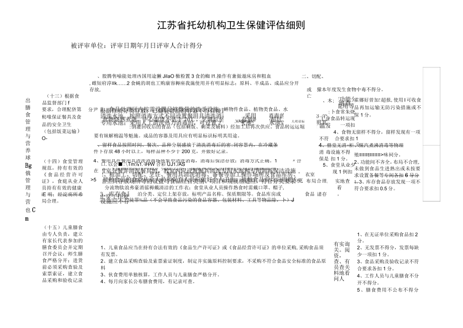 江苏省托幼机构卫生保健评估细则3.docx_第1页
