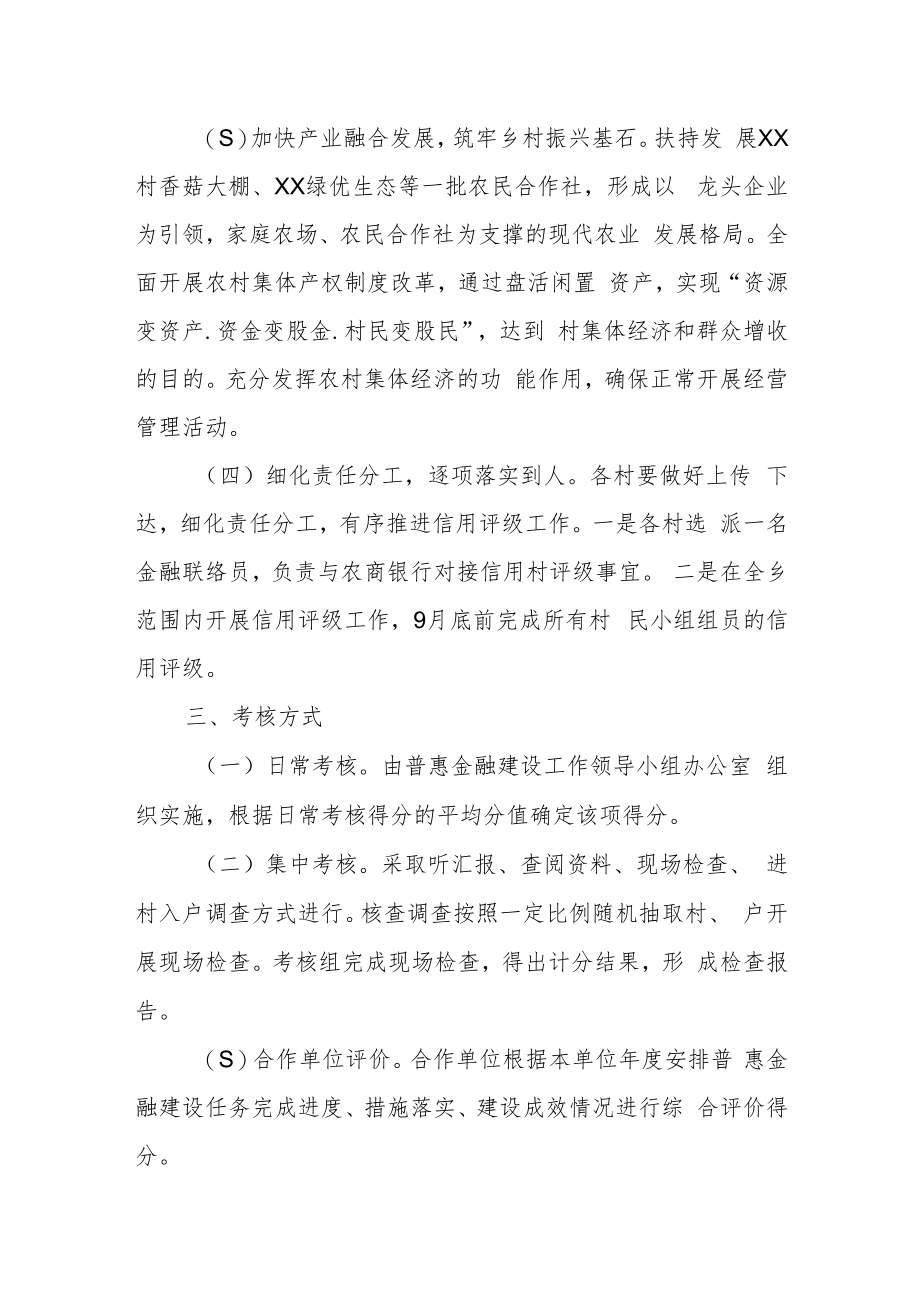 XX乡2022年普惠金融工作方案.docx_第2页