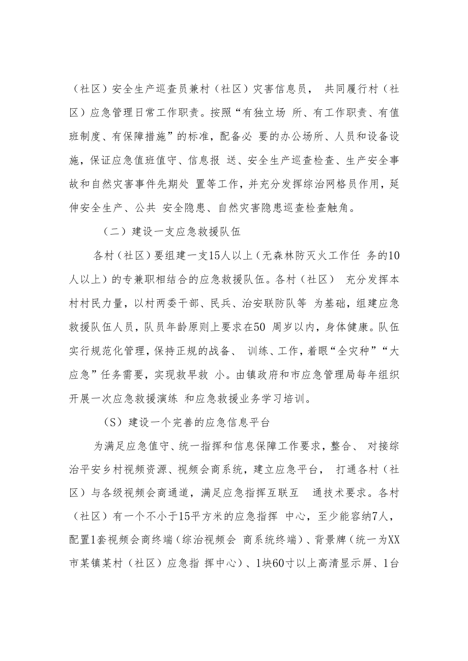 XX镇村级应急中心建设实施方案.docx_第2页