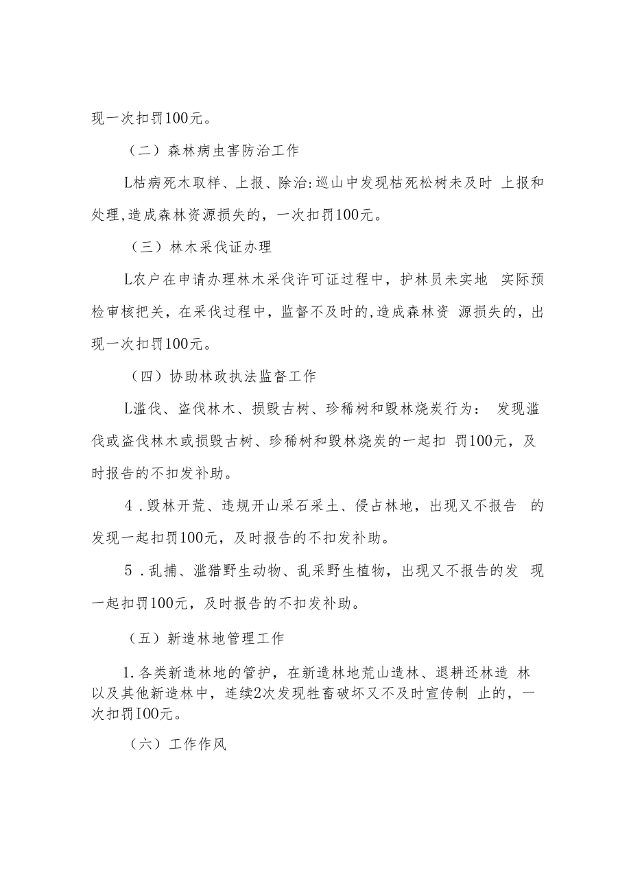 XX镇护林员考核管理办法（试行）.docx_第3页