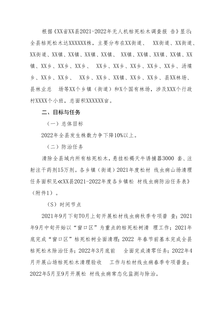 XX县2021-2022年度松材线虫病防治实施方案（全套）.docx_第2页