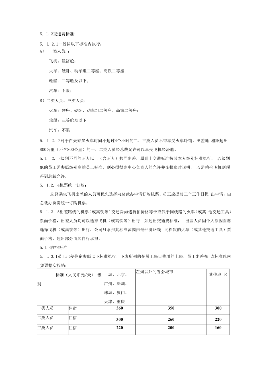 上市企业差旅费管理制度.docx_第2页