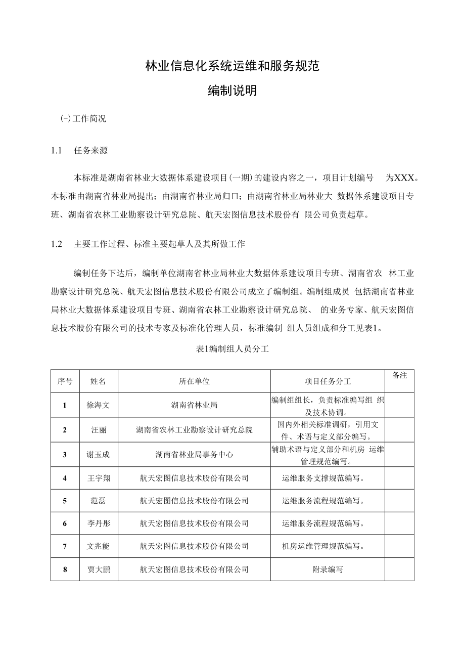 2.林业信息化系统运维和服务规范-编制说明-征求意见稿.docx_第2页