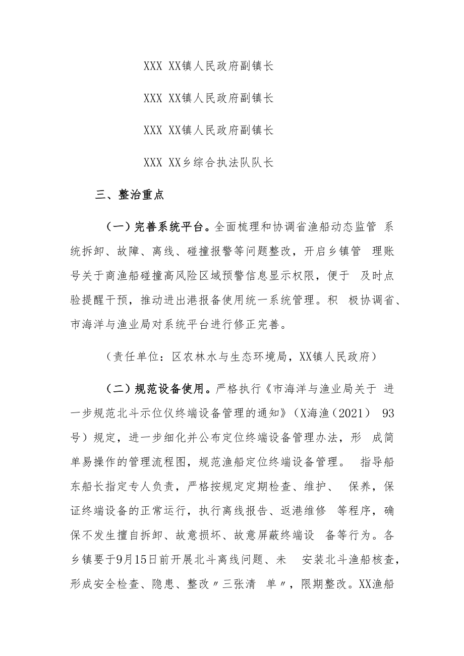 XX投资区渔业船舶严防海上疫情输入专项整治行动方案.docx_第2页