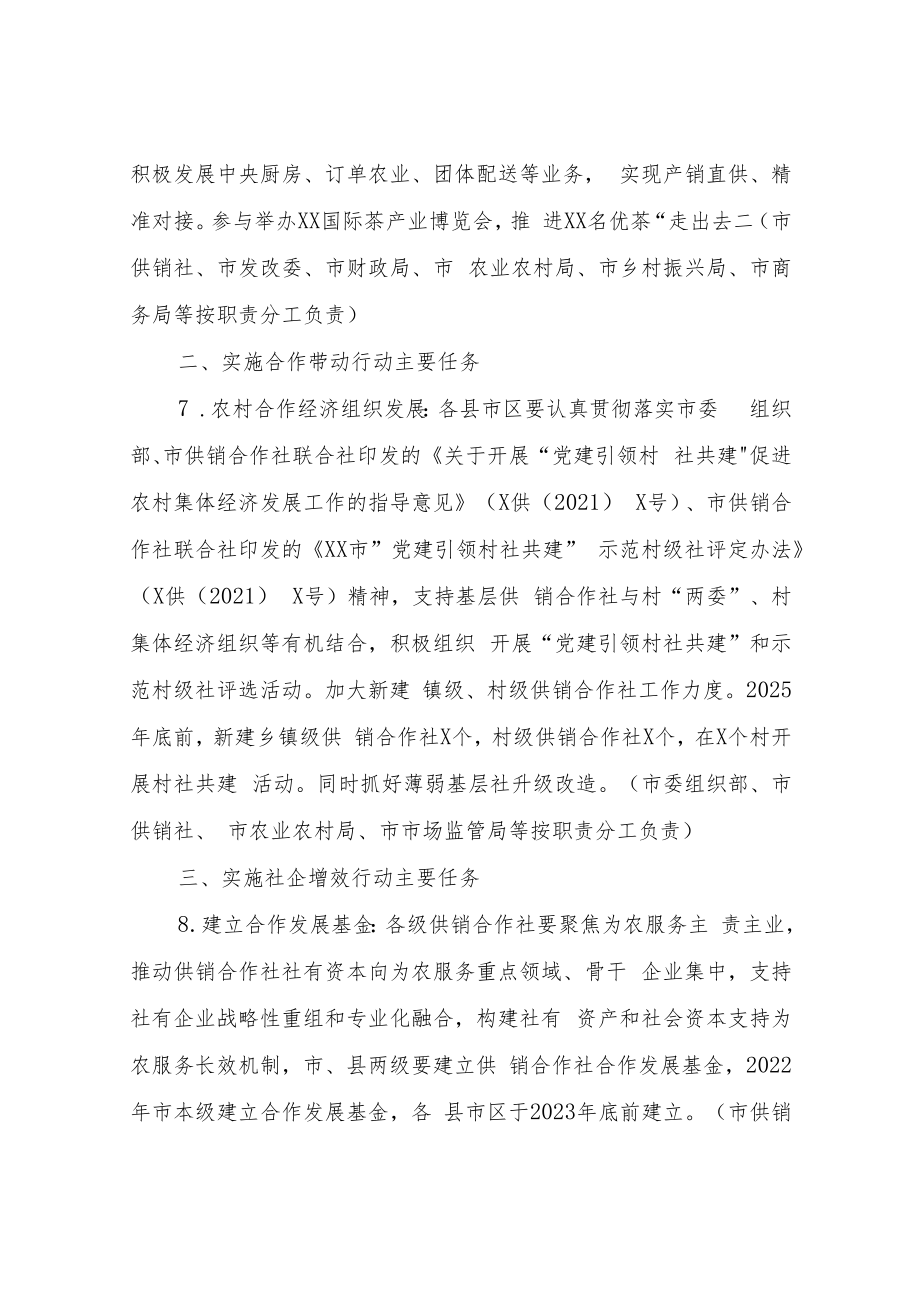 XX市持续深化供销合作社综合改革服务乡村振兴任务分解落实方案.docx_第3页