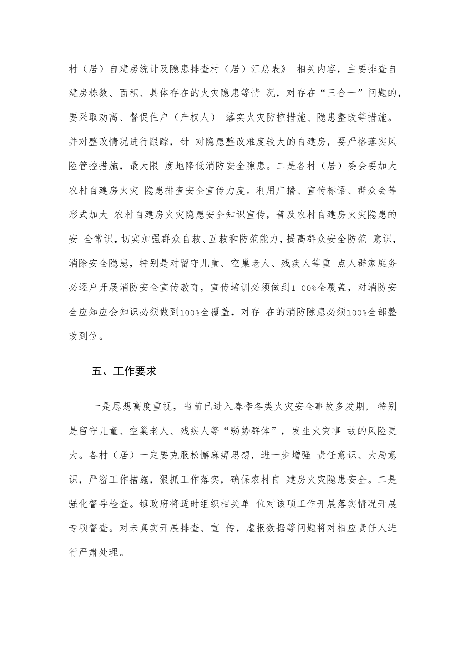 xx镇农村自建房火灾隐患排查整治工作方案.docx_第3页