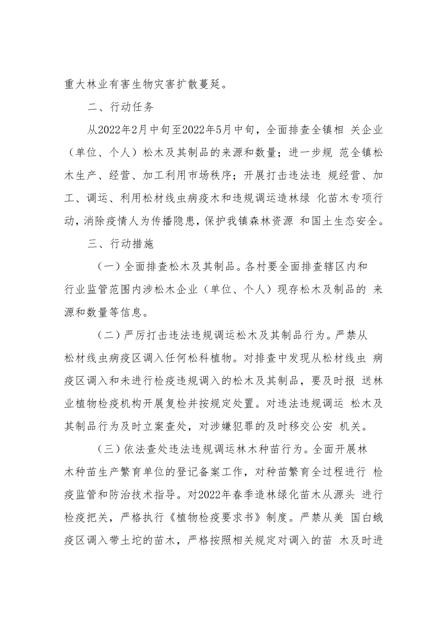 XX镇2022年林业植物检疫执法专项行动方案.docx_第2页