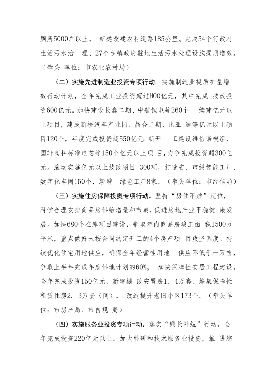 2022年合肥市扩大有效投资攻坚行动方案.docx_第2页