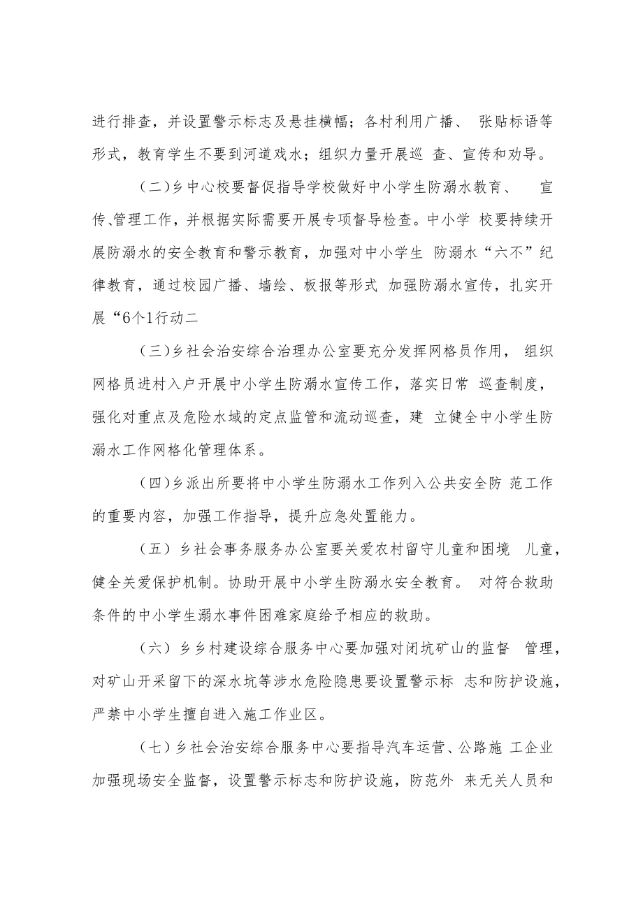 XX乡开展防溺水集中宣传巡查工作实施方案.docx_第2页