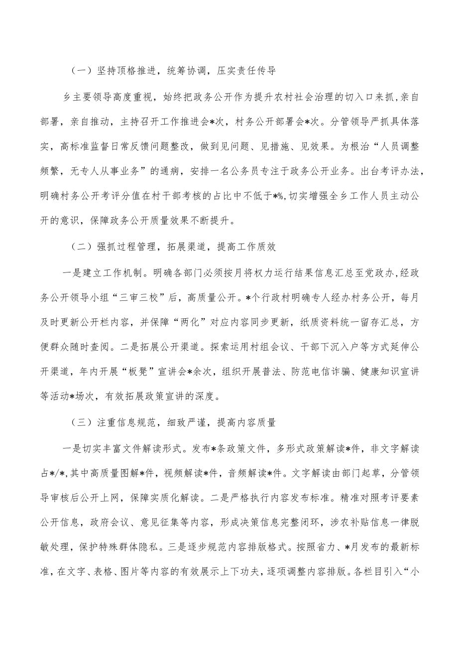 乡政务公开工作总结.docx_第2页