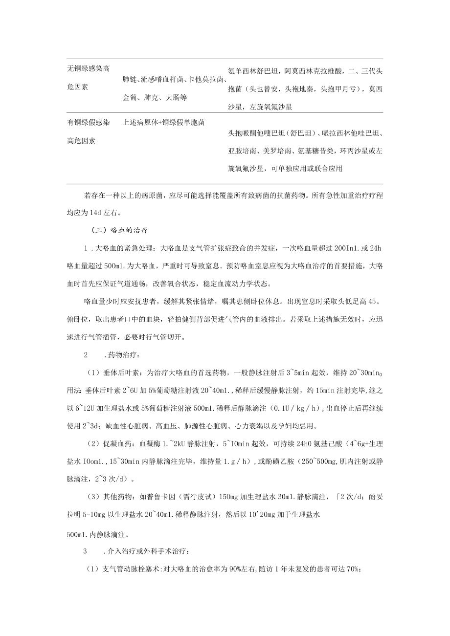 呼吸内科支气管扩张症诊疗常规.docx_第3页