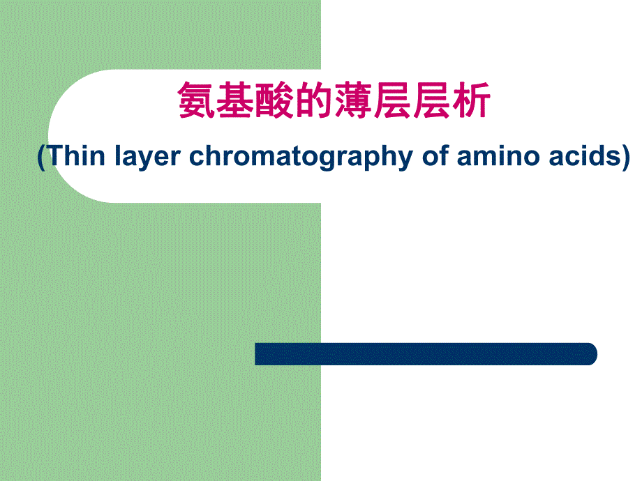 氨基酸的薄层层析分离鉴定氨基酸混合液.ppt_第2页