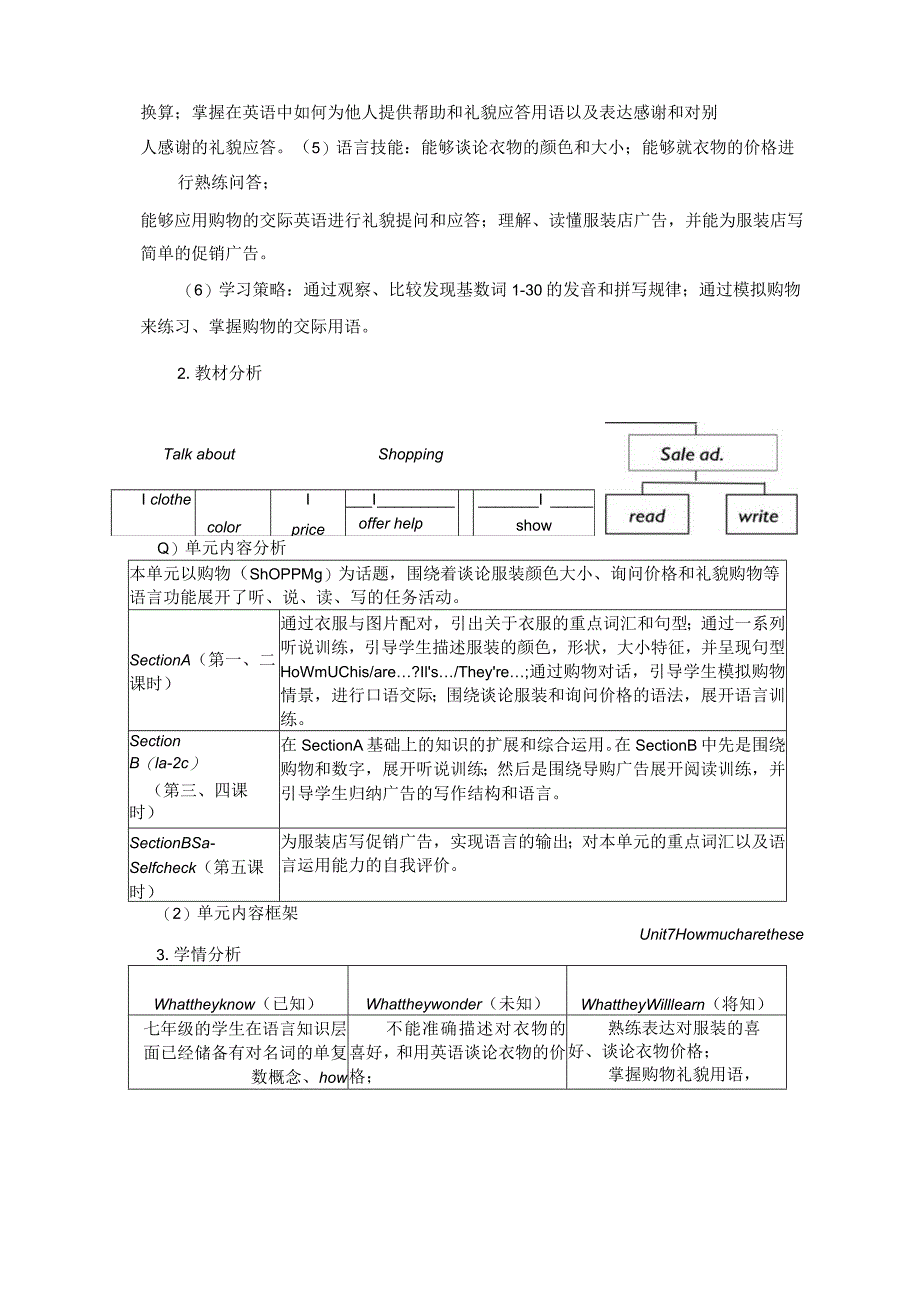 Unit7 How much are these socks作业设计单元作业设计.docx_第3页