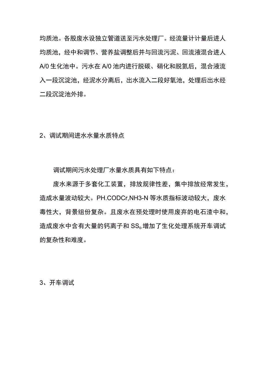 含钙废水开车调试全过程.docx_第2页