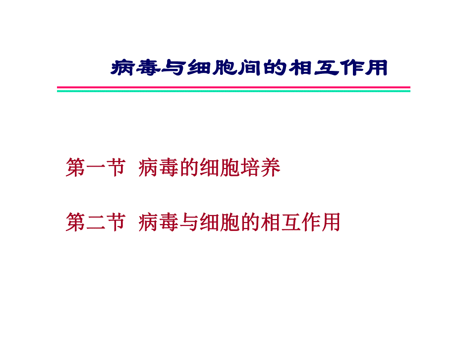 病毒与细胞的相互作用.ppt_第1页