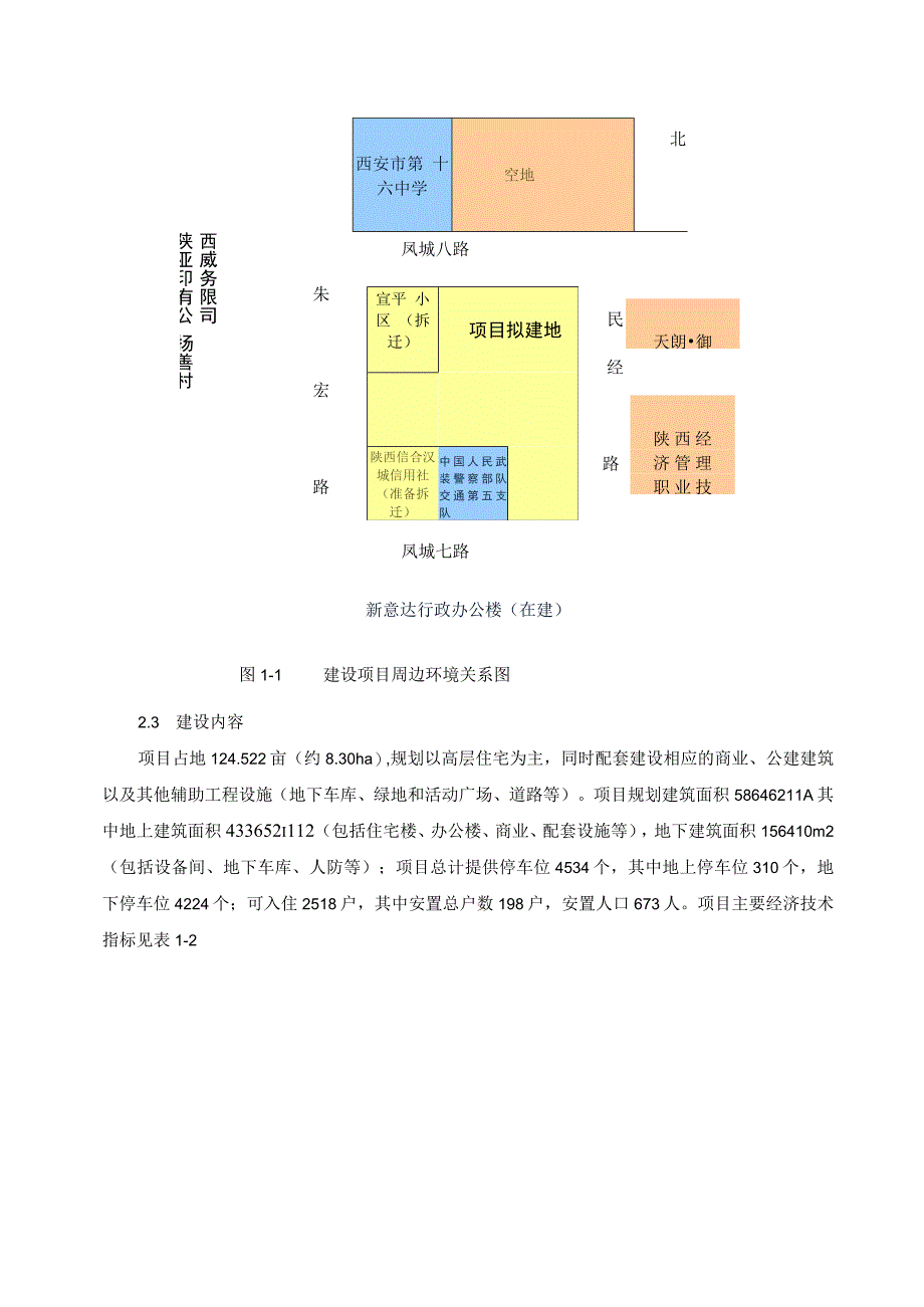 陕西华云实业有限公司鼎正景园朱宏堡村城中村改造项目环境影响报告书.docx_第3页