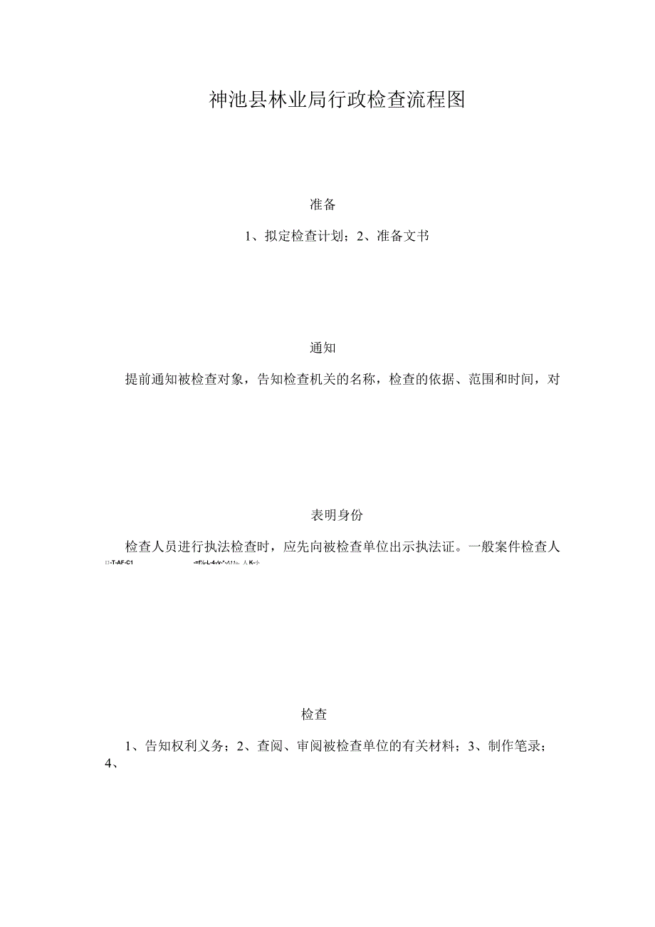 神池县林业局行政检查流程图准备拟定检查计划；准备文书.docx_第1页