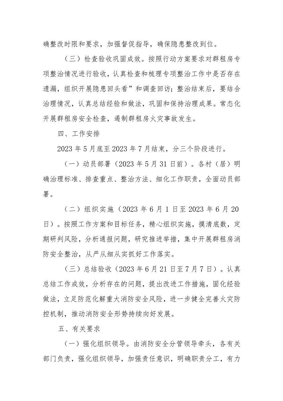 XX镇群租房消防安全专项整治行动方案.docx_第3页