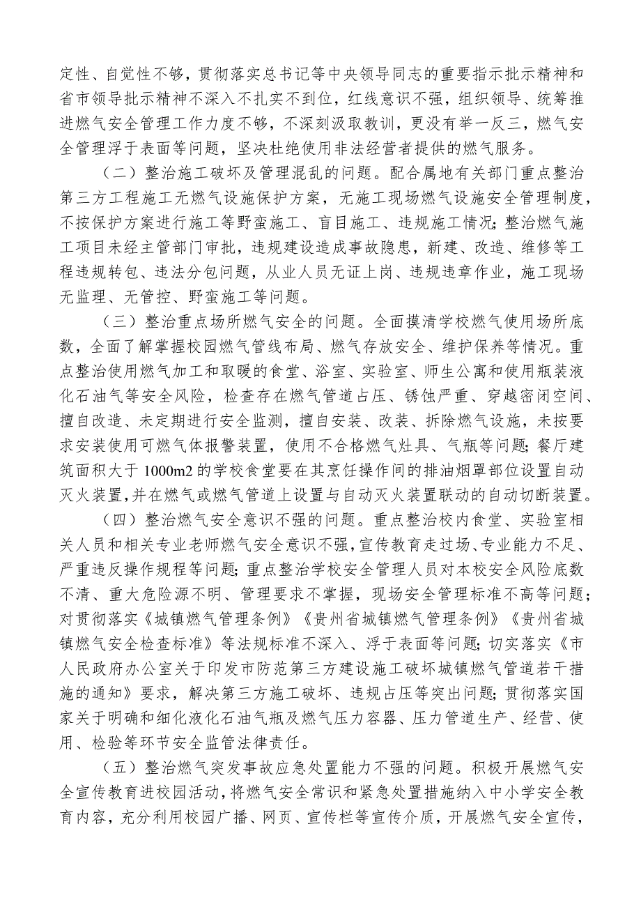 开展燃气消防安全专项整治方案.docx_第2页