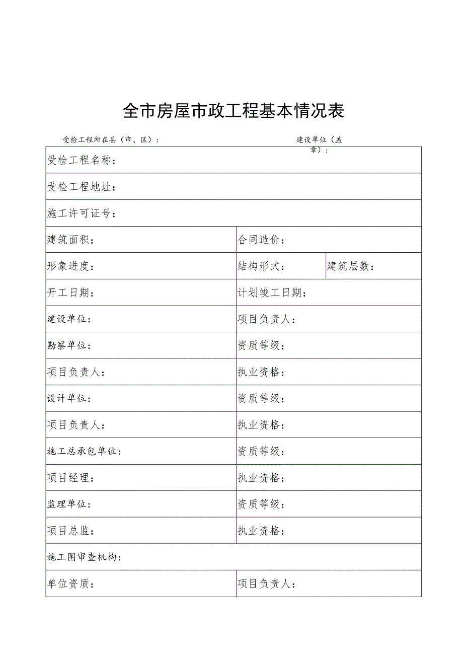 市级房屋市政工程检查用表.docx_第1页