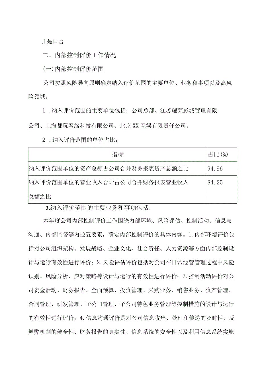 XX控股股份有限公司2022年度内部控制自我评价报告.docx_第3页