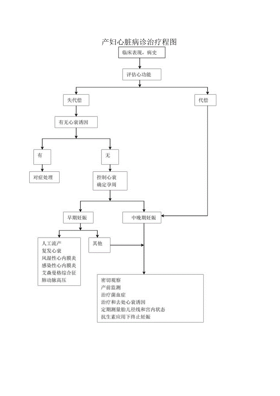 产妇心脏病诊治疗程图.docx_第1页