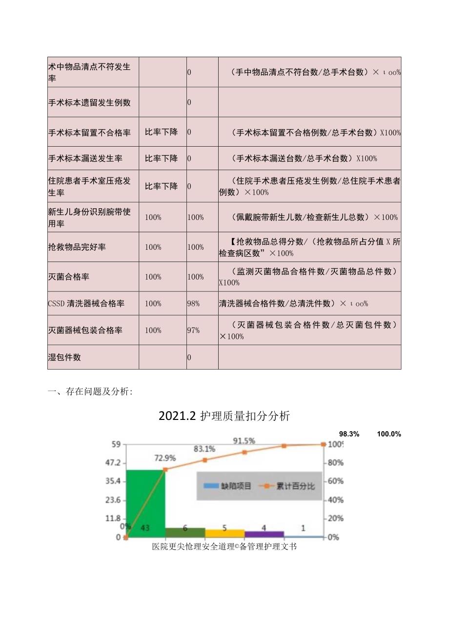 医院重点部门月护理质量与安全评价分析模版(共9页).docx_第3页