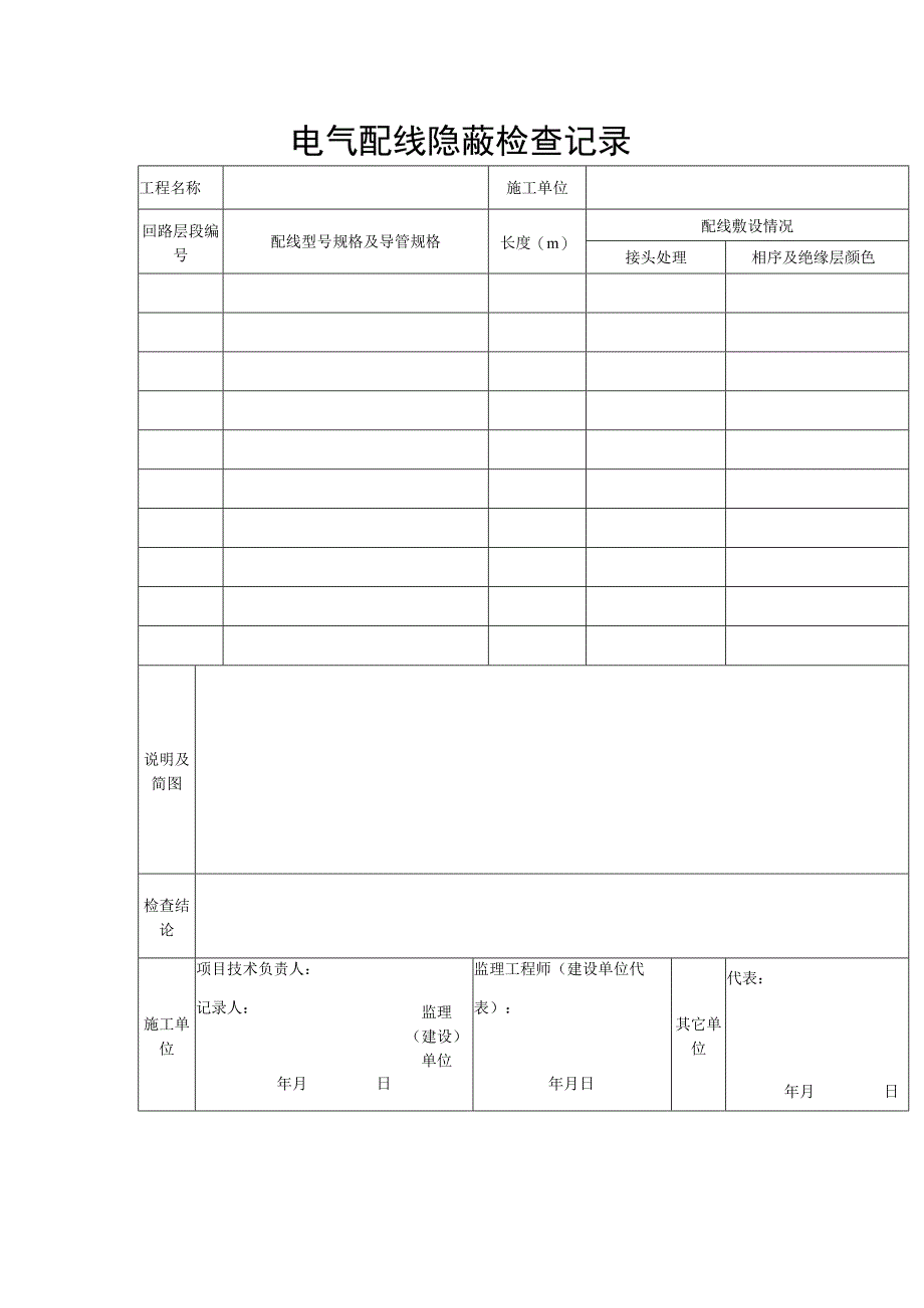 电气配线隐蔽检查记录.docx_第1页