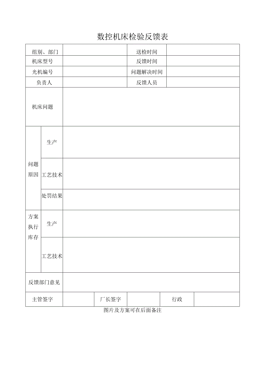 数控机床售后检验反馈表.docx_第1页