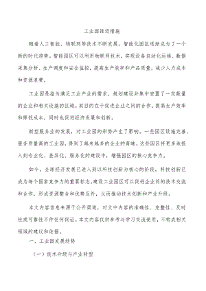 工业园推进措施.docx
