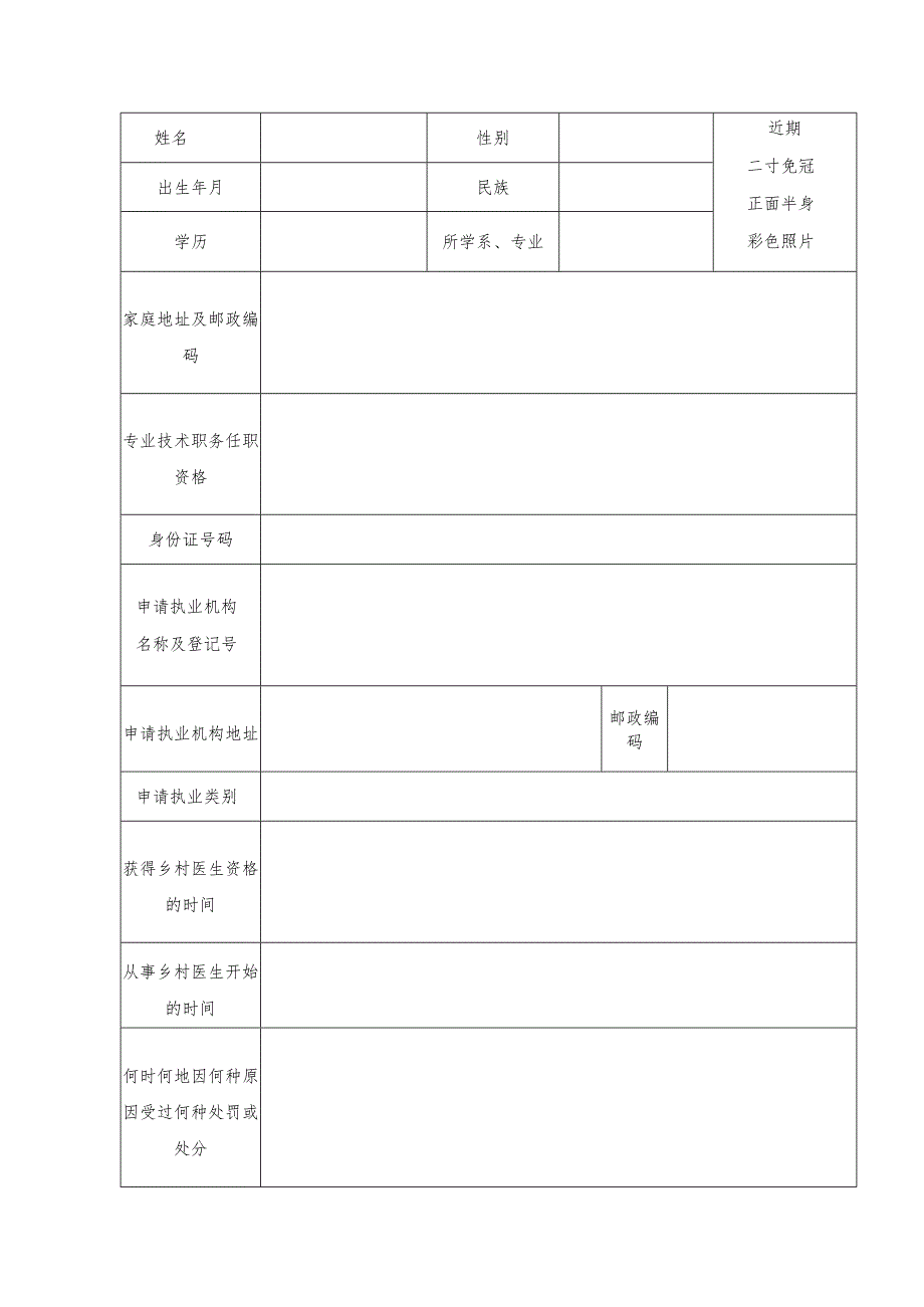 乡村医生执业注册申请审核表.docx_第3页