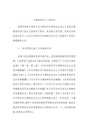 主题教育学习心得体会.docx