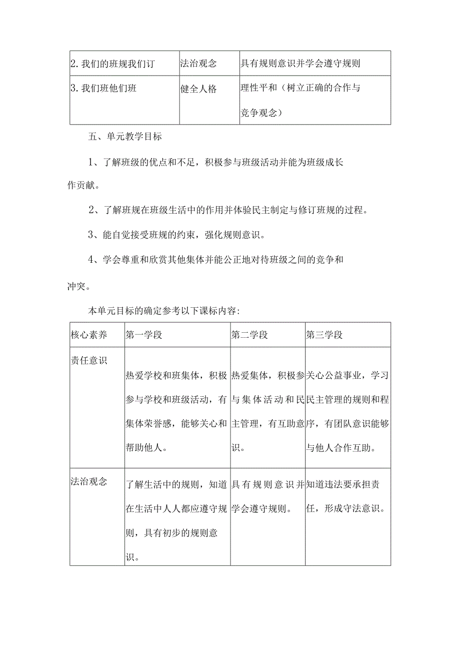 四年级道德与法治上册第一单元整体教学设计.docx_第3页