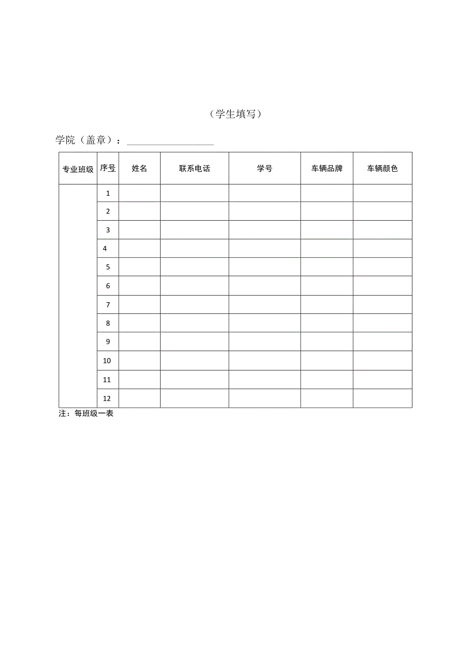 蚌埠学院校园电动车信息采集表.docx_第2页