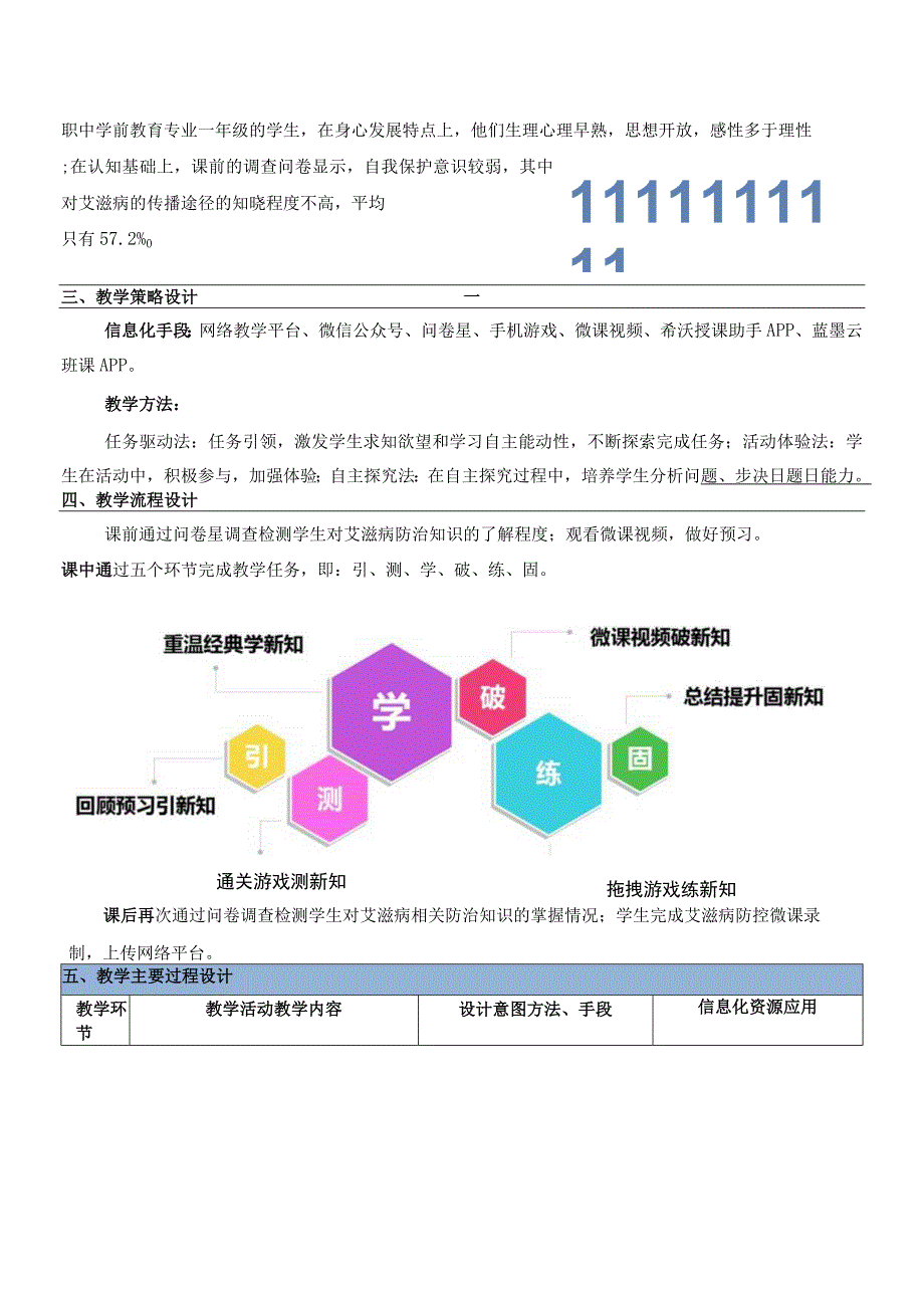 全国职业学校教师信息化教学说课大赛一等奖德育心理健康教育《为爱而生让“艾”远离》教学设计.docx_第2页