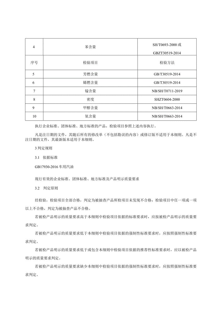 车用汽油产品质量监督抽查实施细则（2023年版）.docx_第2页