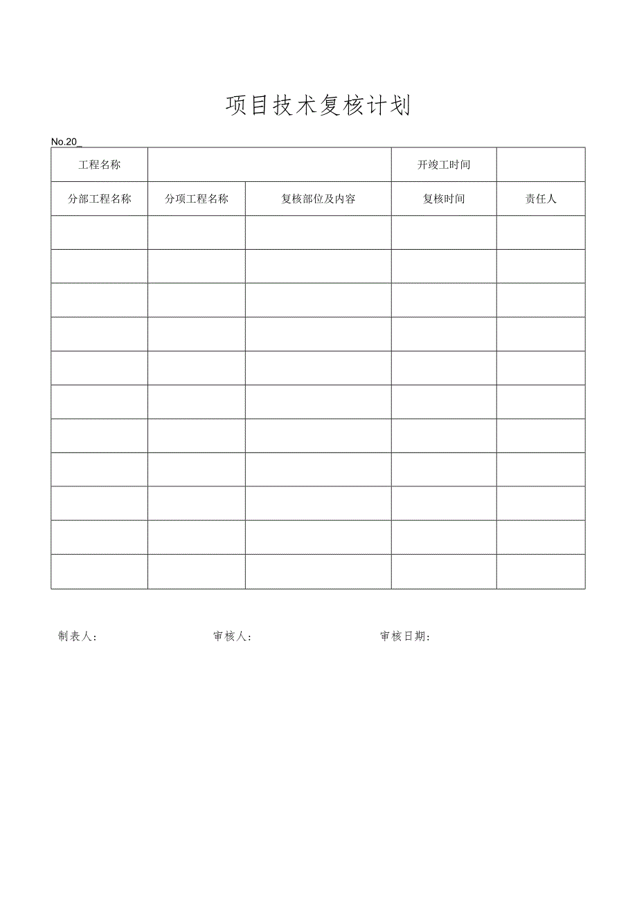 项目技术复核计划.docx_第1页