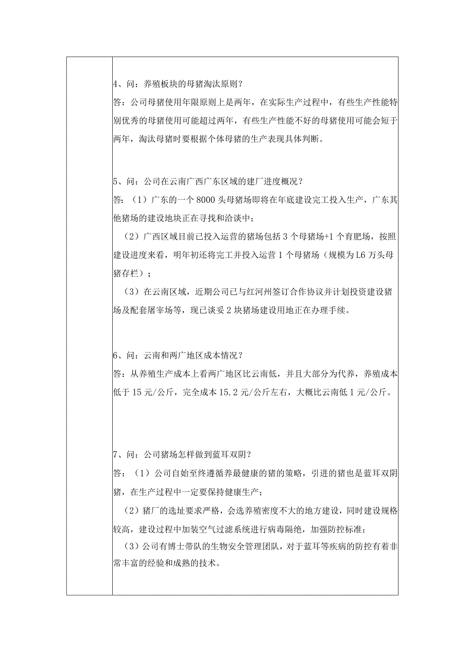 证券代码605296证券简称神农集团云南神农农业产业集团股份有限公司投资者关系活动记录表.docx_第3页