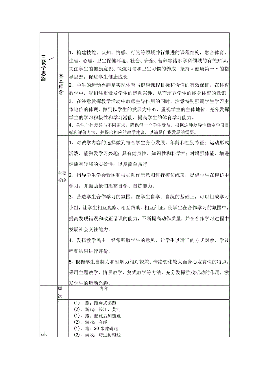 小学六年级体育学科教学计划.docx_第2页