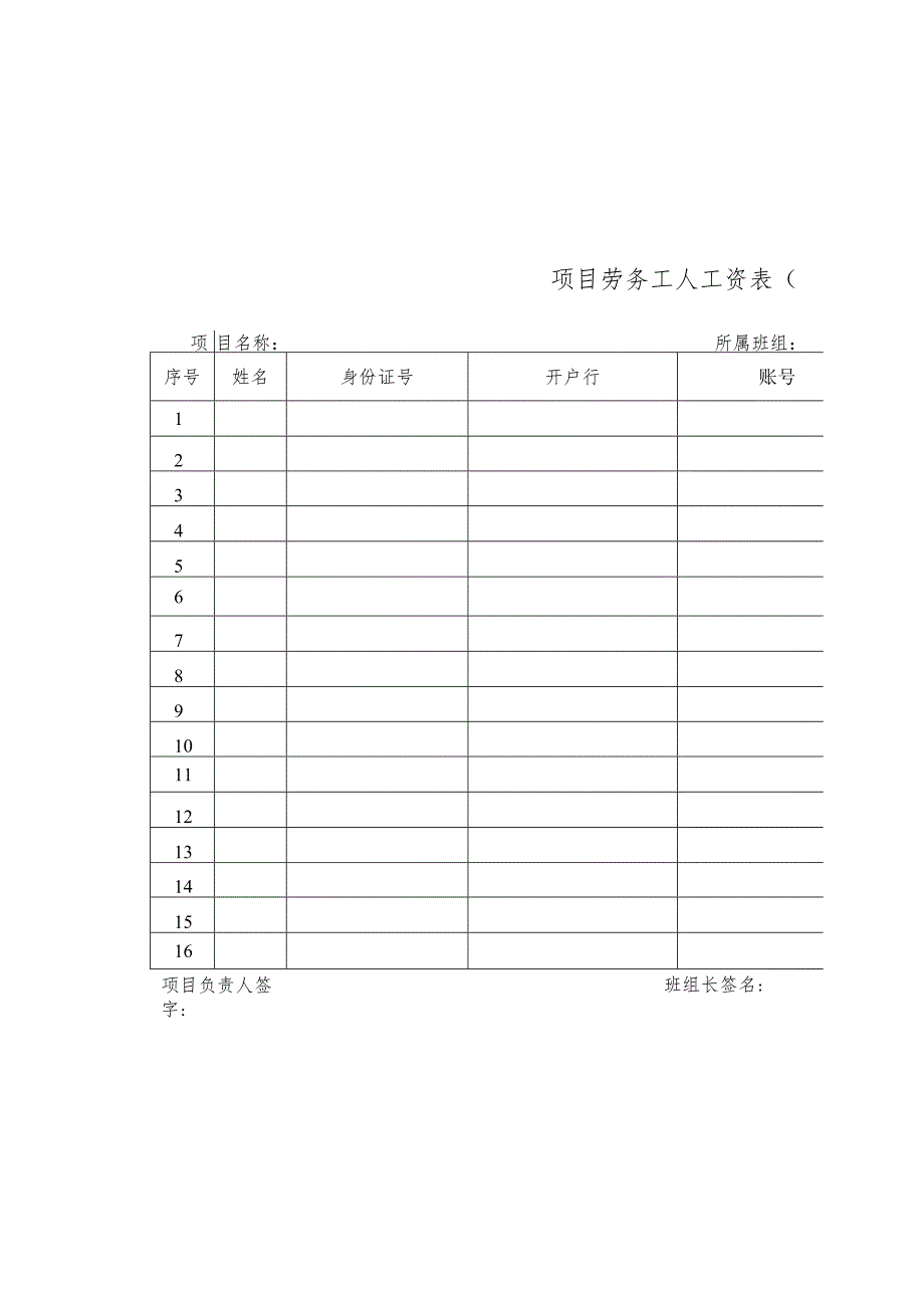 项目劳务工人工资表.docx_第2页