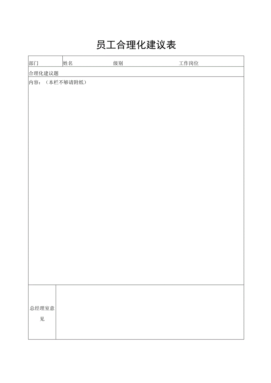 员工合理化建议表.docx_第1页