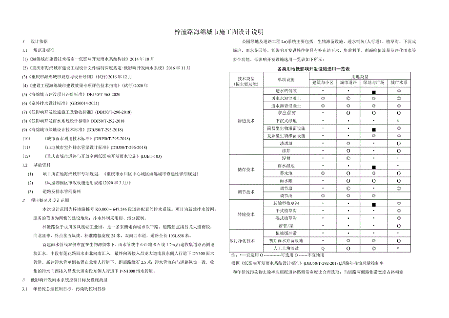 梓潼路海绵城市施工图设计说明.docx_第1页