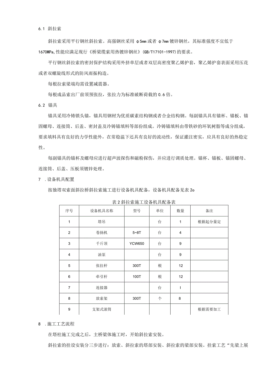 斜拉桥斜拉索施工作业指导书.docx_第3页